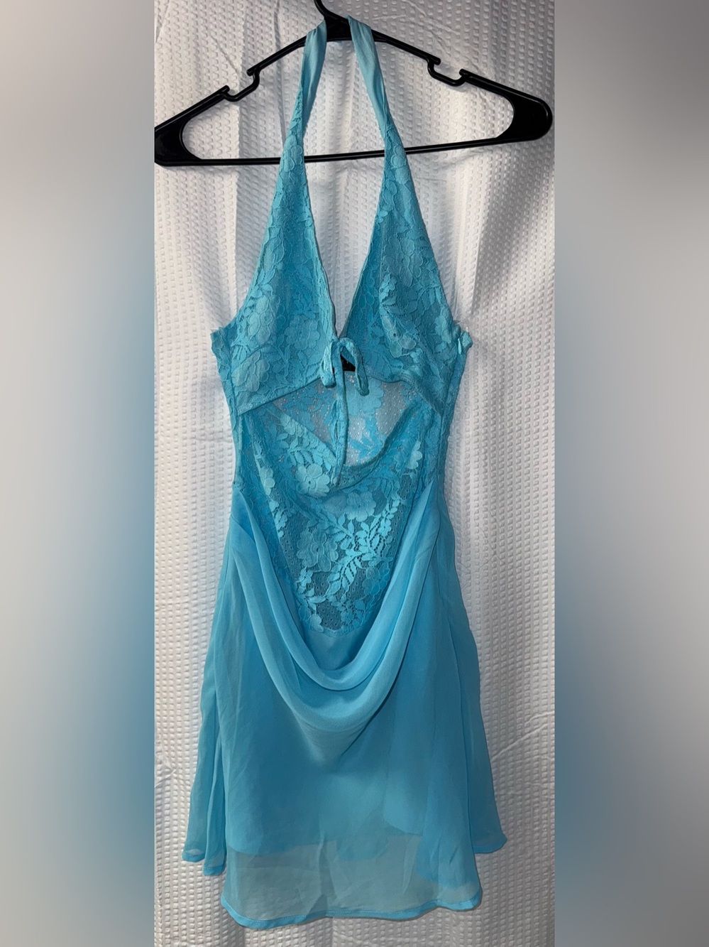 White Fox Blue Mini Dress Size XS